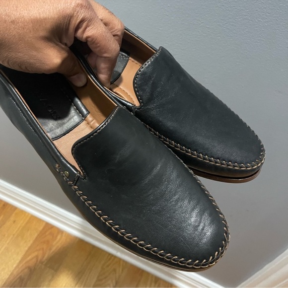 Trask Men\'s Black Leather Loafers Sz 11.5